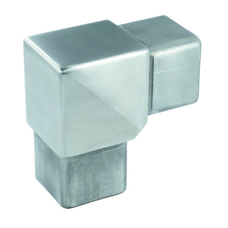 Raccordo per tubo quadro 40x40x2mm aisi 304
