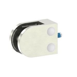 Supporto per vetro mod.08 attacco diritto inox