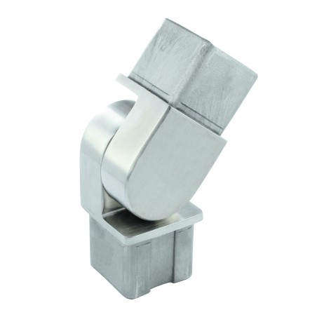 Raccordo per tubo quadro 40x40x2mm aisi 304