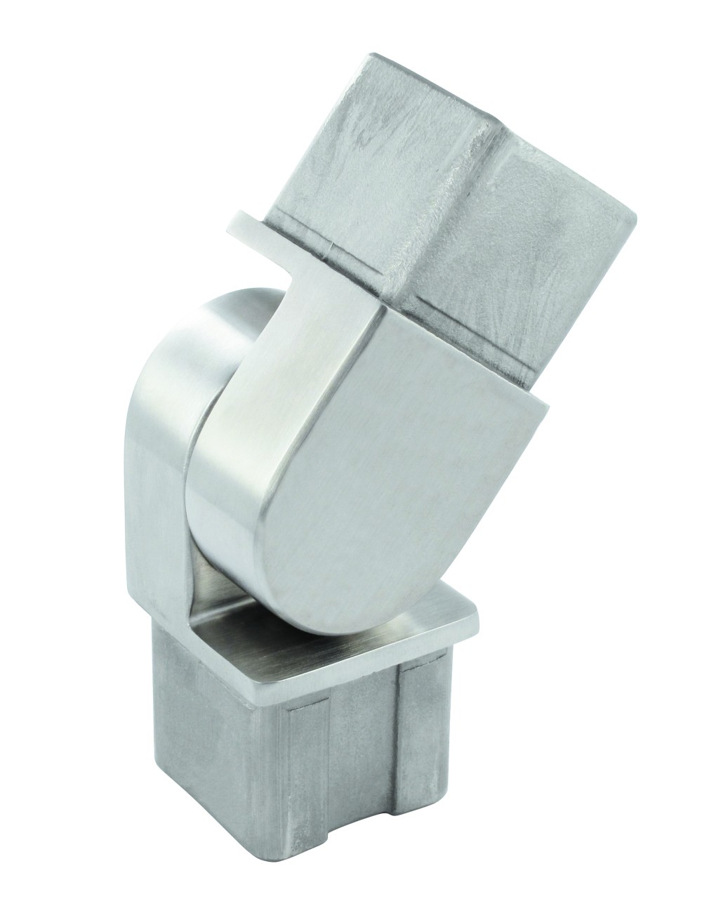 Raccordo per tubo quadro 40x40x2mm aisi 316