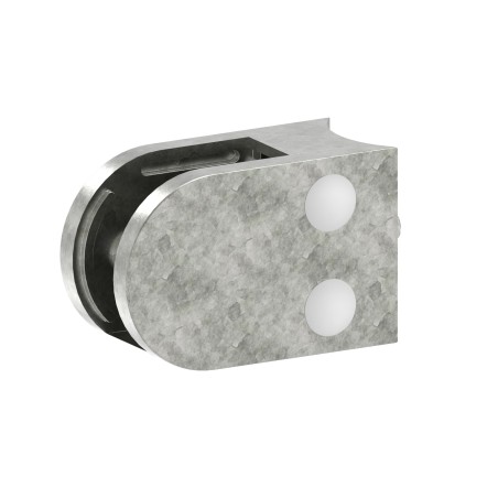 Supporto per vetro mod.08 per tubo Ø42,4 mm in zamac