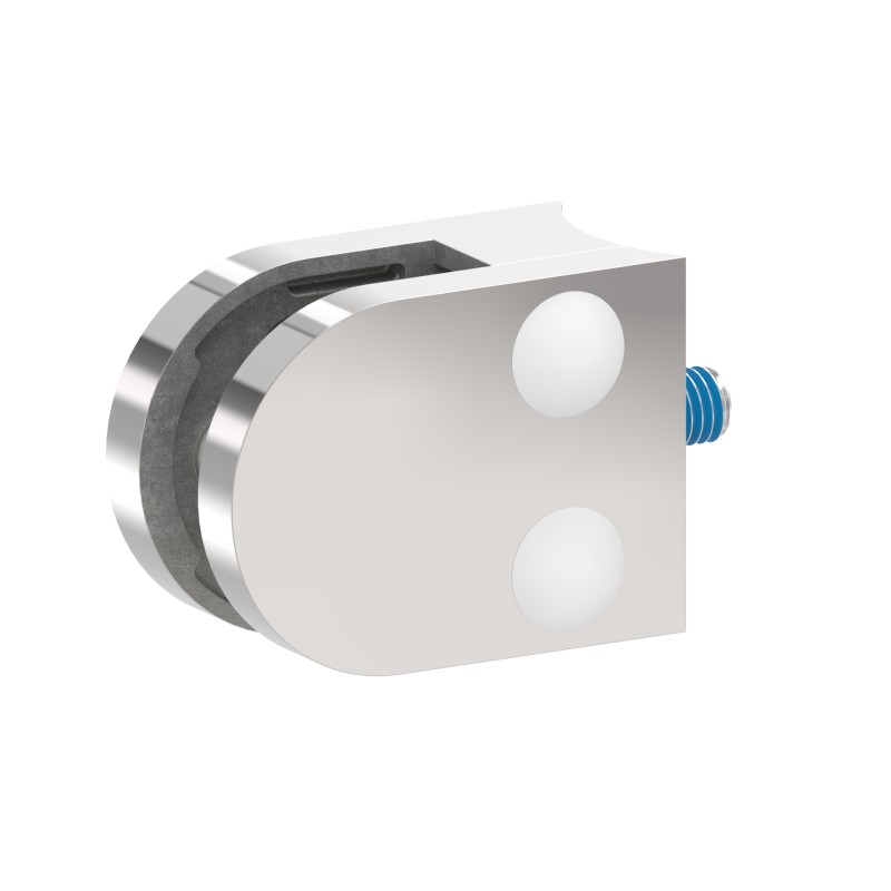 Supporto per vetro mod.00 Ø42,4 mm AISI 316 lucido