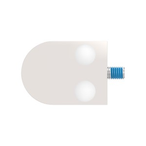 Supporto per vetro mod.00 Ø42,4 mm AISI 316 lucido