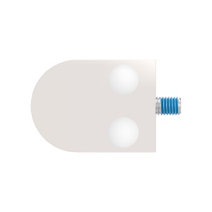 Supporto per vetro mod.00 Ø42,4 mm AISI 316 lucido