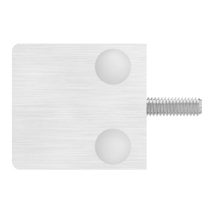 Supporto per vetro mod.10 tubo Ø42,4 mm AISI 304