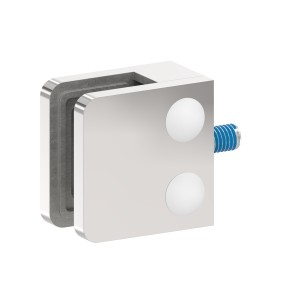 Supporto per vetro mod.01 AISI 316 lucido