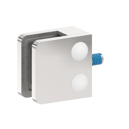 Supporto per vetro mod.01 AISI 316 lucido