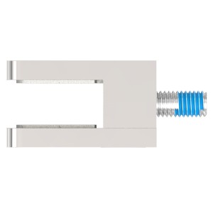 Supporto per vetro mod.01 AISI 316 lucido