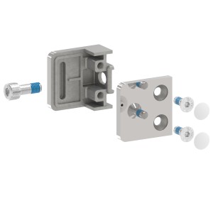 Supporto per vetro mod.01 AISI 316 lucido