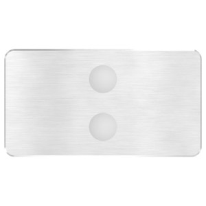 Supporto per vetro mod.36 2 vetri AISI 316 | M364-MXX