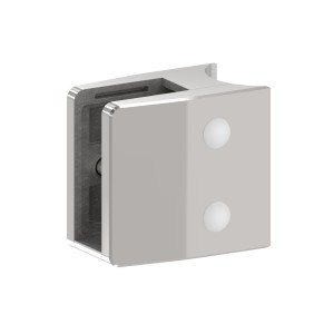 Supporto vetro mod.09 per tubo Ø48,3 mm AISI 316