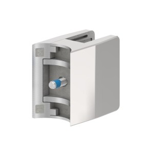 Supporto vetro mod.09 per tubo Ø48,3 mm AISI 316