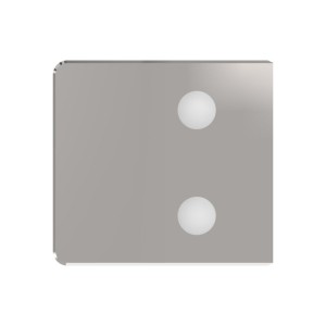 Supporto vetro mod.09 per tubo Ø48,3 mm AISI 316