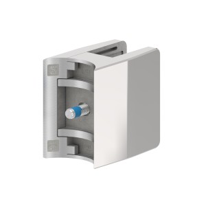 Supporto vetro mod.09 per tubo Ø48,3 mm AISI 316
