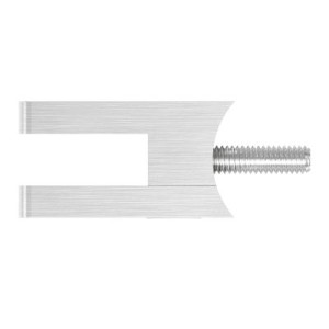 Supporto per vetro mod.10 Ø26,9 mm in AISI 304