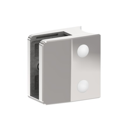 Supporto vetro mod.04 per tubo Ø48,3 mm AISI 316