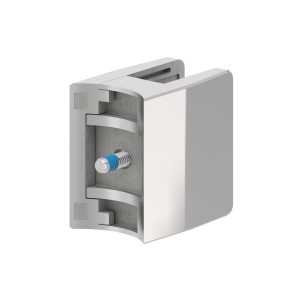 Supporto vetro mod.09 per tubo Ø60,3 mm AISI 316