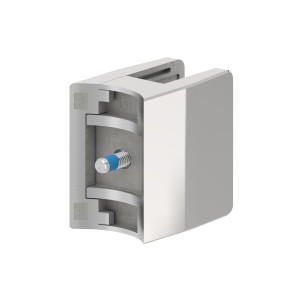 Supporto vetro mod.09 per tubo Ø60,3 mm AISI 316