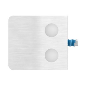 Supporto per vetro mod.06 AISI 316 per tubo Ø60,3mm