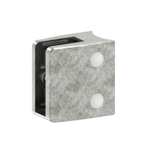 Supporto per vetro mod.04 per tubo Ø60,3 mm in zamac