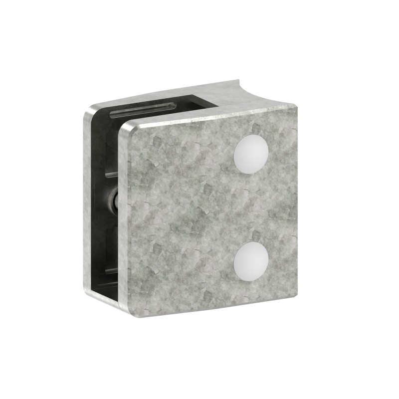 Supporto per vetro mod.04 per tubo Ø60,3 mm in zamac