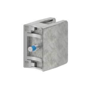 Supporto per vetro mod.04 per tubo Ø60,3 mm in zamac