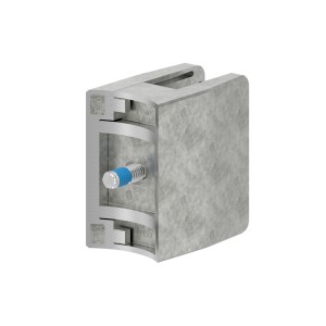 Supporto per vetro mod.04 per tubo Ø60,3 mm in zamac