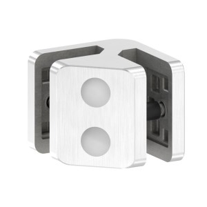 Supporto per vetro 90° mod.03 in AISI 316