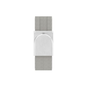 Raccordo per tubo 30x30x2mm snodato AISI 316 satinato