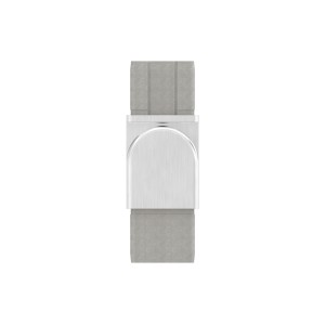 Raccordo per tubo 30x30x2mm snodato AISI 316 satinato