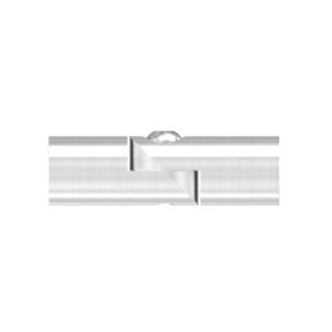 Raccordo snodabile per tondino 10 mm AISI 316 sat.