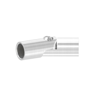Raccordo snodabile per tondino Ø10 mm AISI 316 lucido
