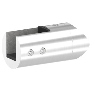 Supporto pannelli/vetro SX per tubo Ø33,7 mm AISI 304