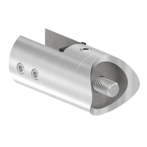 Supporto pannelli/vetro SX per tubo Ø33,7 mm AISI 304