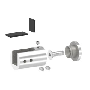 Supporto pannelli/vetro SX AISI 304 satinato