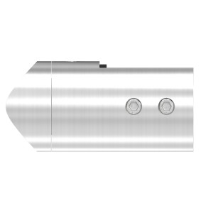 Supporto pannelli/vetro DX AISI 304 per tubo Ø33,7mm