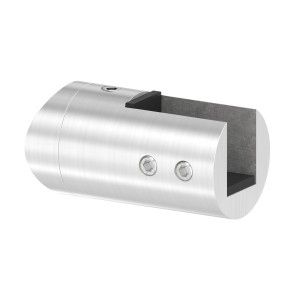 Supporto pannelli/vetro DX per tubo 48,3 mm AISI 304