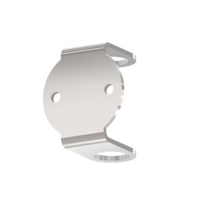 Piastra ancoraggio laterale tubo 42,4 mm AISI 316