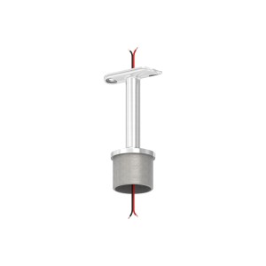 Sostegno corrimano LED AISI 316 per tubo Ø42,4 mm