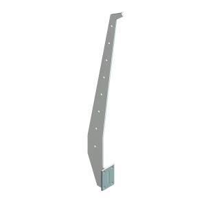 Montante tagliato a laser spess. 8mm L 1208mm (IN102-135)