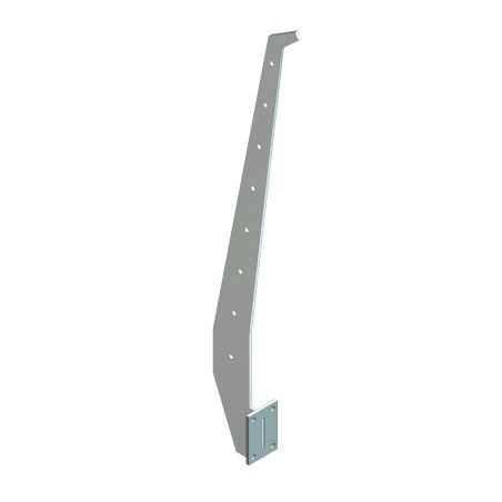 Montante tagliato a laser spess. 8mm L 1208mm (IN102-135-04)