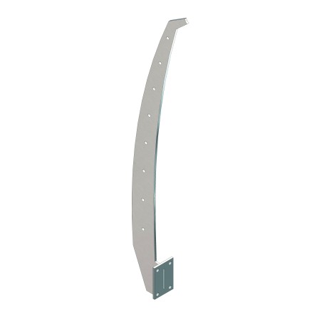 Montante tagliato a laser spess. 8mm L 1208mm (IN102-125-04)