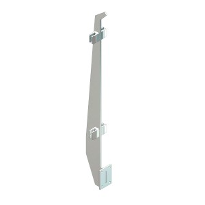 Montante tagliato laser DX AISI 316 satinato 1208 mm