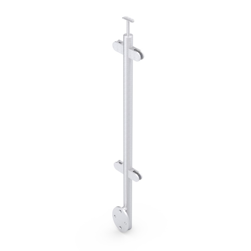 IN2KN-057-I-SX -- Montante SX 2KN tondo Ø42,4x2mm L 1280mm
