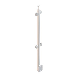 Montante quadro angolo 90° interno AISI 304 satinato