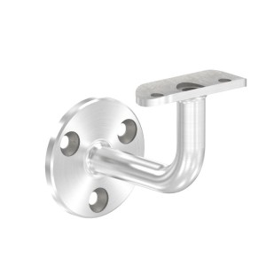 Sostegno corrimano LED Ø48,3 mm in AISI 316 satinato