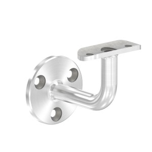 Sostegno corrimano LED Ø48,3 mm in AISI 316 satinato