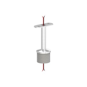 Sostegno per corrimano LED AISI 316 con perno fisso