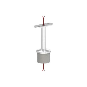 Sostegno per corrimano LED AISI 316 con perno fisso