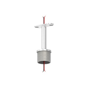 Sostegno per corrimano LED AISI 316 con perno fisso